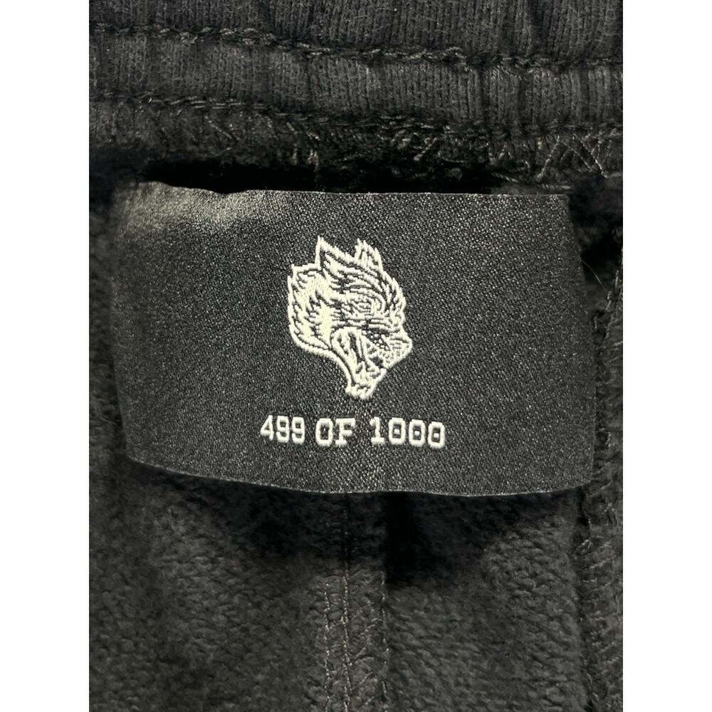 Darc Sport Wolves Gym Sweatpants Men’s L Oversized Heavyweight Big Leg 499/1000 - Picture 7 of 13
